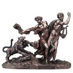Ορφέας & Ευριδίκη φεύγουν από τον Κάτω Κόσμο (Αγαλμα Ηλεκτρόλυσης Μπρούτζου & Ρητίνης 23εκ)